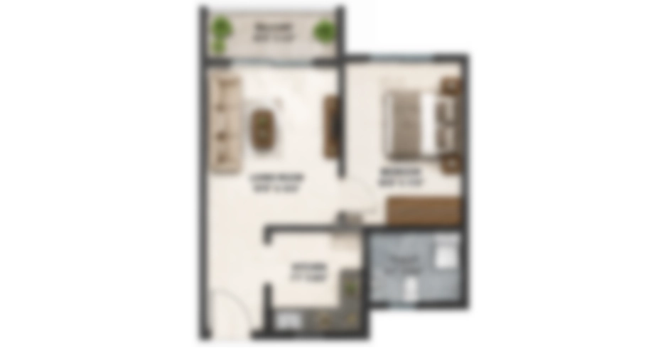 Skyline 30 Navi Mumbai 2 BHK Floor Plan